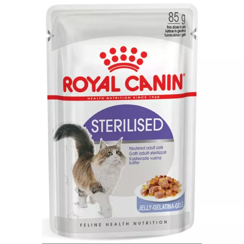 Royal Canin Sterilised Jelly 0.085 кг | Влажный Корм для стерилизованных котов в Желе