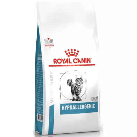 Упаковка сухого корму для котів Royal Canin Hypoallergenic 0.4 кг