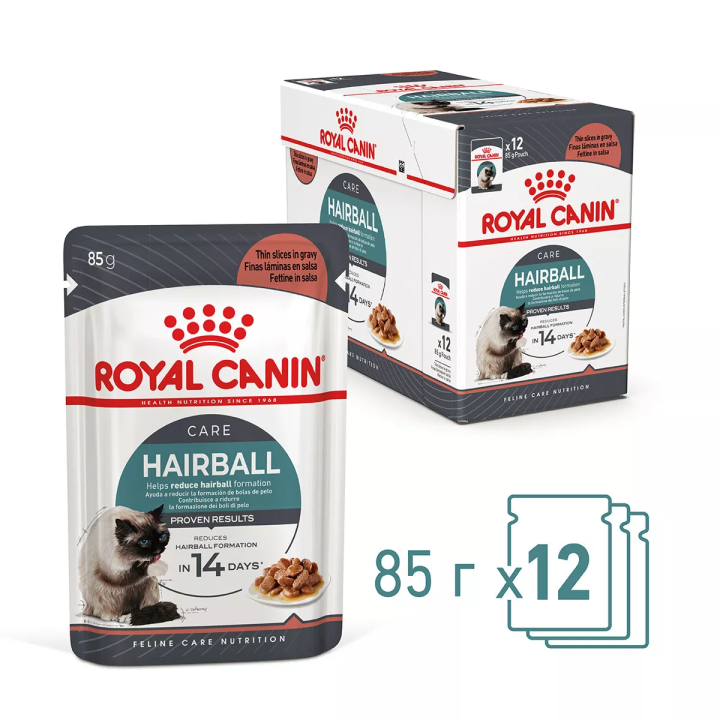 Замовити Hairball Care Gravy 0.085 кг Royal Canin | Знижка до 23% | Відправка з Києва по Україні