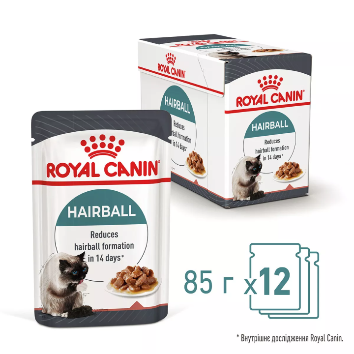 Замовити Hairball Care Gravy 0.085 кг Royal Canin | Знижка до 23% | Відправка з Києва по Україні