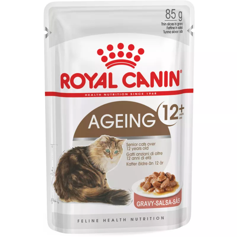 Royal Canin Ageing 12+ Gravy Вологий корм для старіючих котів 85 г (шматочки в соусі)