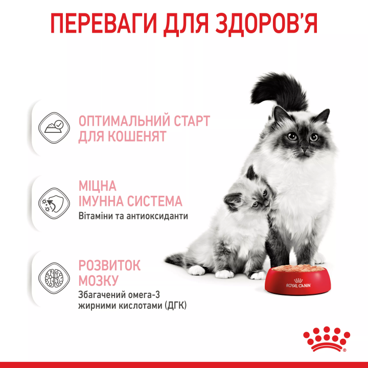 Замовити Mother & Babycat Ultra Soft Mousse 0.195 кг Royal Canin | Знижка до 23% | Відправка з Києва по Україні