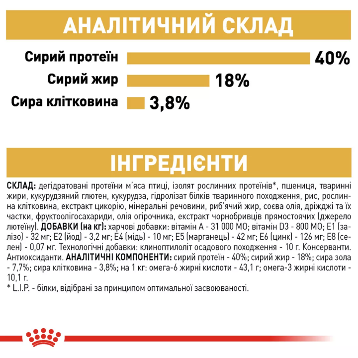 Замовити Bengal Adult 2 кг Royal Canin | Знижка до 23% | Відправка з Києва по Україні