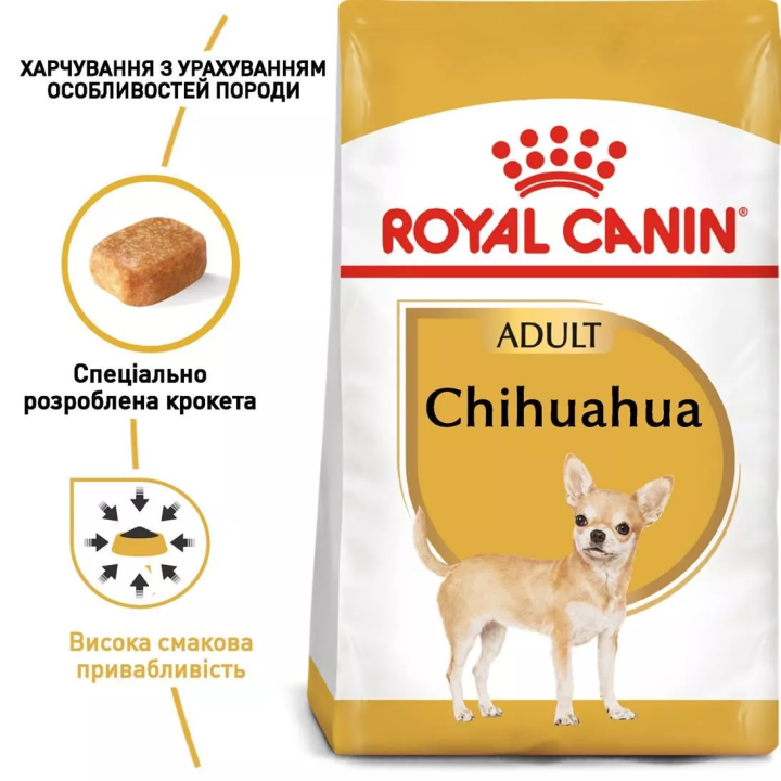 Замовити Chihuahua Adult 1.5 кг Royal Canin | Знижка до 23% | Відправка з Києва по Україні