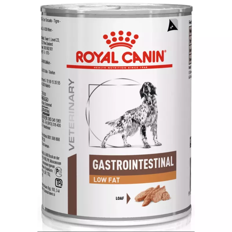 Паштет Royal Canin Gastrointestinal Low Fat для собак – купити роял канин лоу фэт онлайн