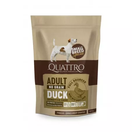 Adult Duck Small Breed 150 г | Quattro | корм для дорослих собак дрібних порід з качкою