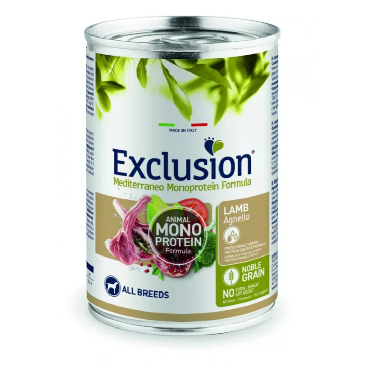 Exclusion Adult Lamb Dog 400 г | Корм для дорослих собак всіх порід з ягням