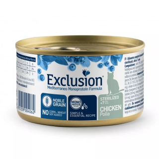 Sterilized 7+ Chicken 85 г | Exclusion | Корм для стерилізованих котів віком від 7 років з куркою