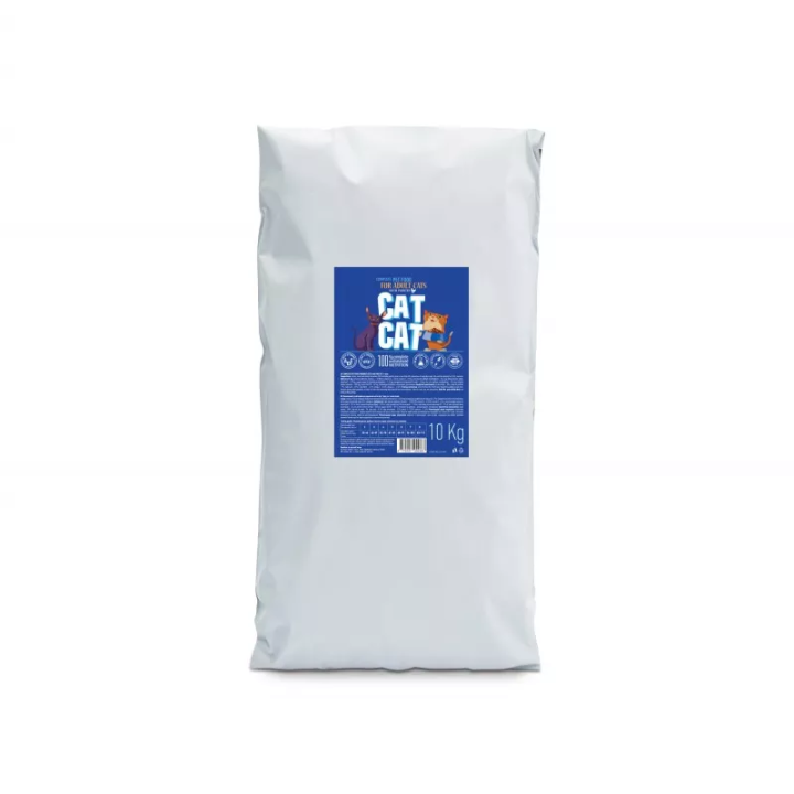 Птиця 10 кг | Сat Cat | корм для дорослих котів з м'ясом птиці