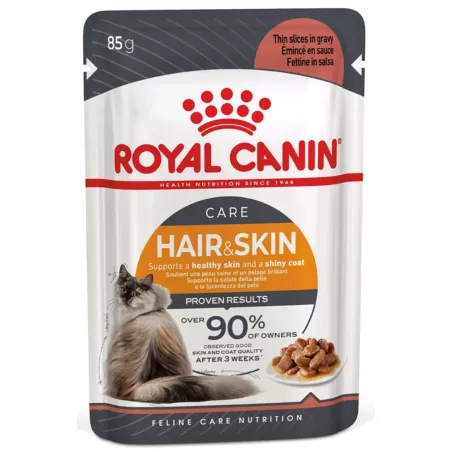 HAIR & SKIN CARE в Соусі 0.085 кг | Royal Canin | Консервований Корм Для Котів Краса Шерсті