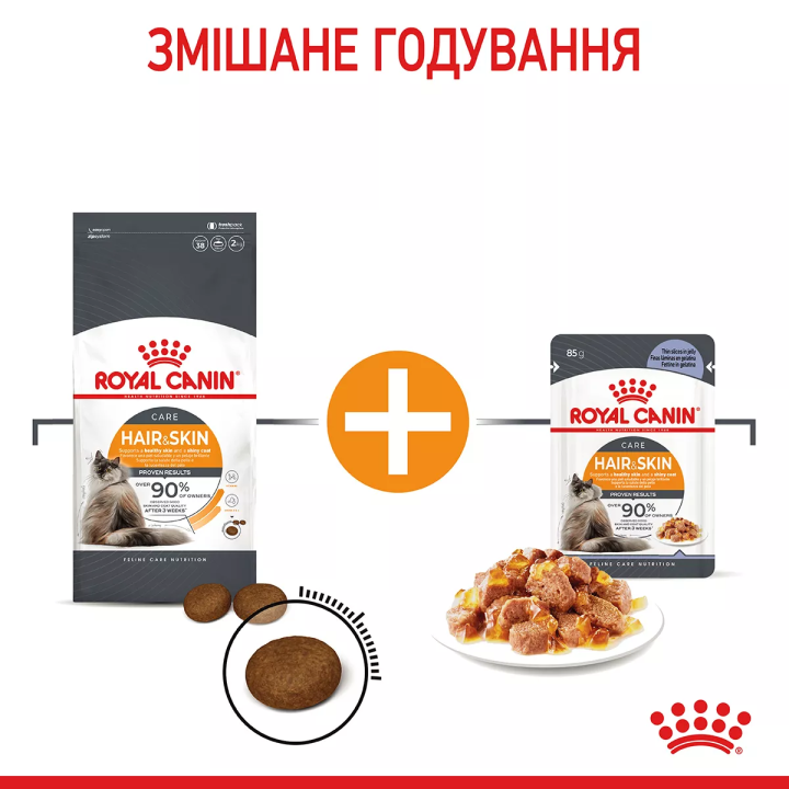 Замовити HAIR & SKIN CARE In Jelly 0.085 кг Royal Canin | Знижка до 23% | Відправка з Києва по Україні