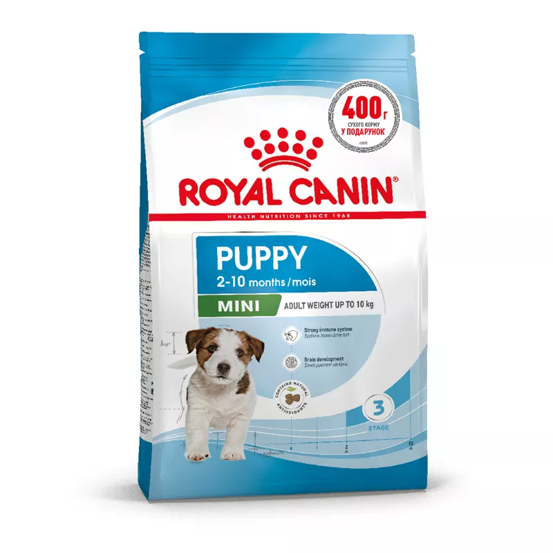 Акція - 0.4 кг Подарунок - Mini Puppy 2 кг Royal Canin | Знижка до 23% | Відправка з Києва по Україні