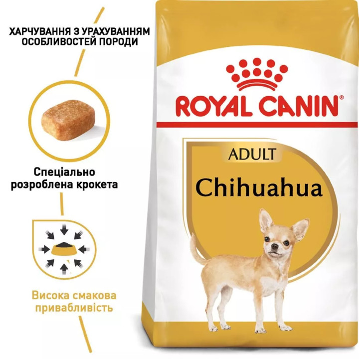 Акція - 0.3 кг Подарунок - Chihuahua Adult 1.5 кг Royal Canin | Знижка до 23% | Відправка з Києва по Україні