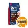 Корм Brit Premium сухий для дорослих собак великих порід вагою 25-45кг Бріт Преміум Дог Едалт L з куркою 8 кг