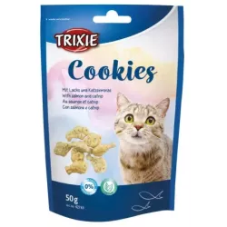 Ласощі Trixie для котів Тріксі Преміо "Cookies" з лососем та котячою м'ятою 50г арт.42743