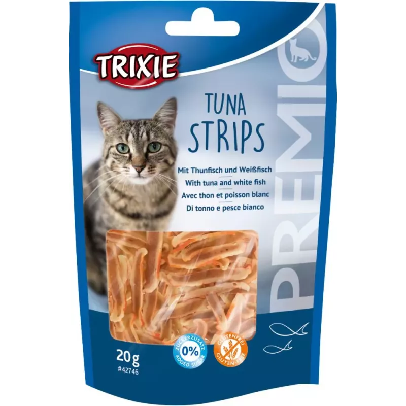 Ласощі Trixie для котів Тріксі Преміо "Tuna Strips" смужки тунця 20г арт.42746