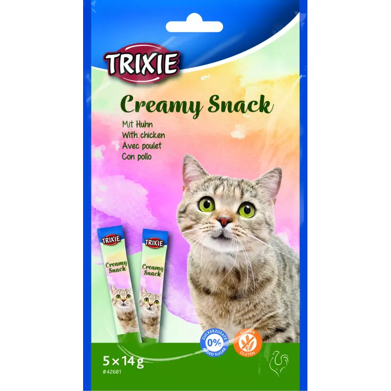 Ласощі Trixie для котів Тріксі "Creamy Snacks" Курка 14г 5шт/упак