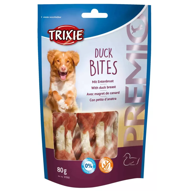 Ласощі Trixie для собак Тріксі Преміо Duck Bites з качкою 80г