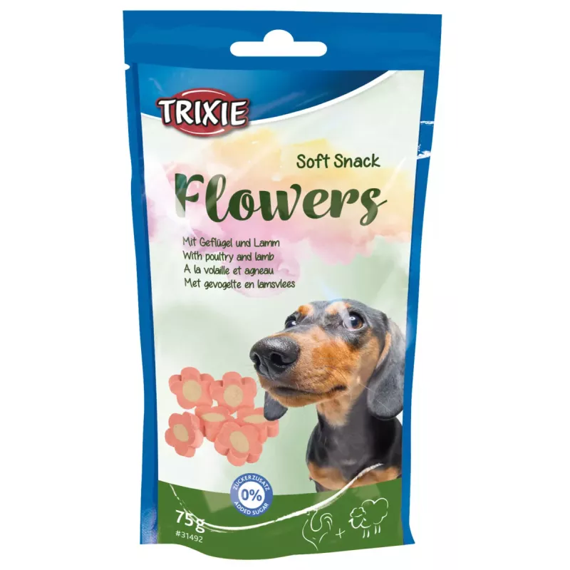 Вітаміни Trixie для собак Flowers з ягням та куркою 75г