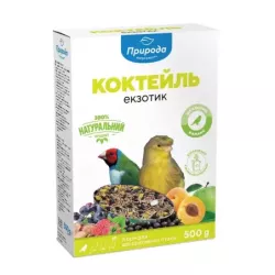 Корм Природа Коктейль для птахів Екзотик 500г