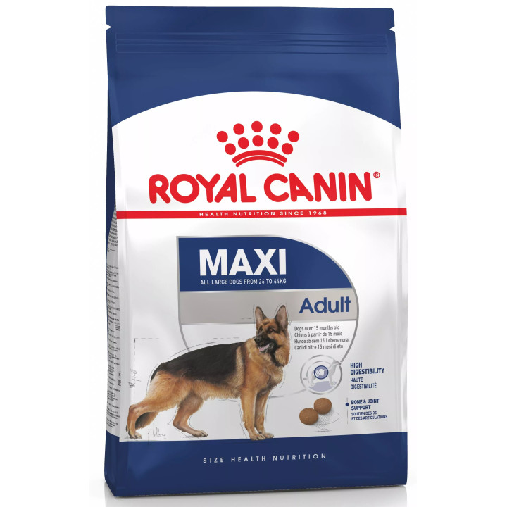 12+3 кг Royal Canin Maxi Adult 15 кг | Сухий Корм Для Дорослих Собак Великих Розмірів