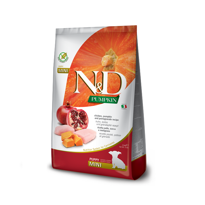 Farmina N&D Pumpkin Puppy Mini з куркою 2.5 кг - ZooOpt