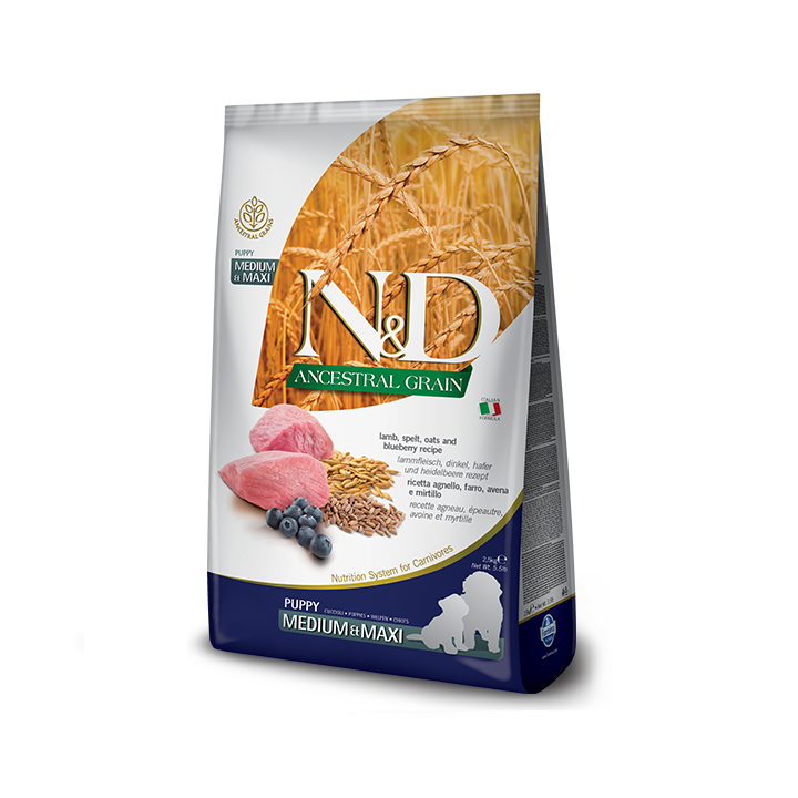 Farmina N&D Low Grain Puppy Ягня/Чорниця 2.5кг - ZooOpt