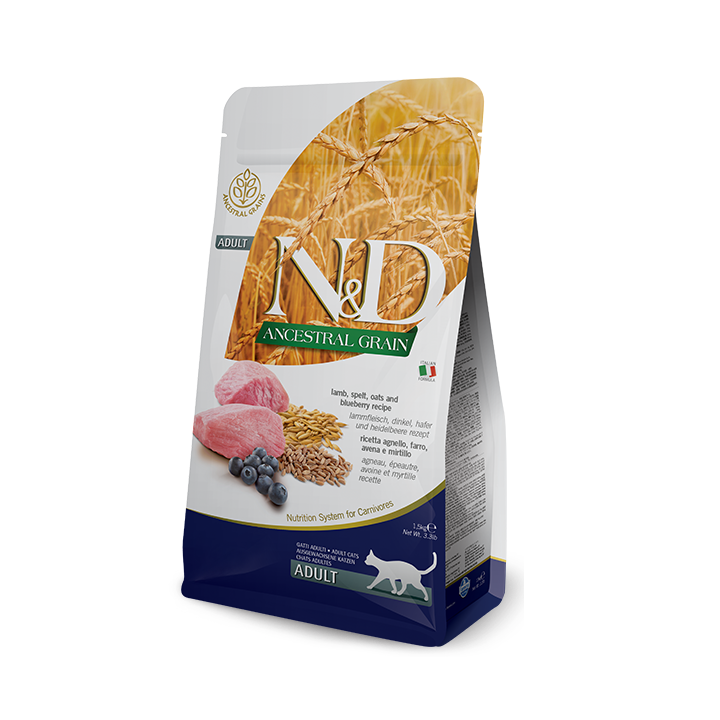 Farmina N&D Low-Grain Cat корм з ягням 10 кг - ZooOpt