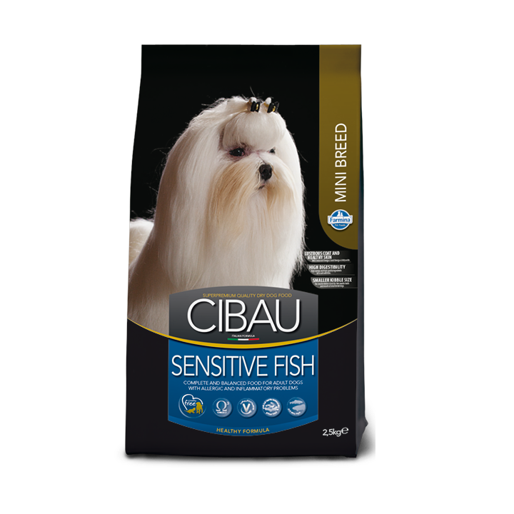 Farmina Cibau Sensitive Fish для дрібних собак 2.5кг | ZooOpt