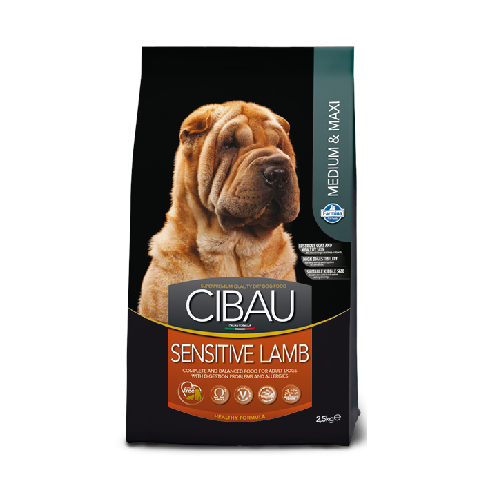 Farmina Cibau Sensitive Lamb для собак 2.5 кг - Купити в ZooOpt
