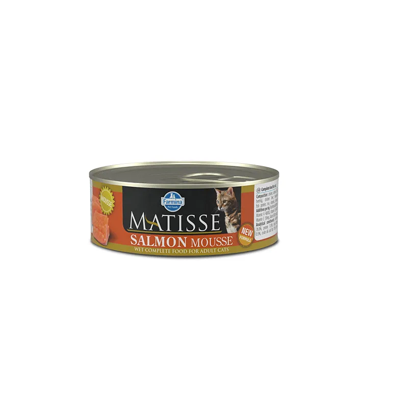 Вологий корм Farmina Matisse Cat Mousse Salmon для дорослих котів, 85 г