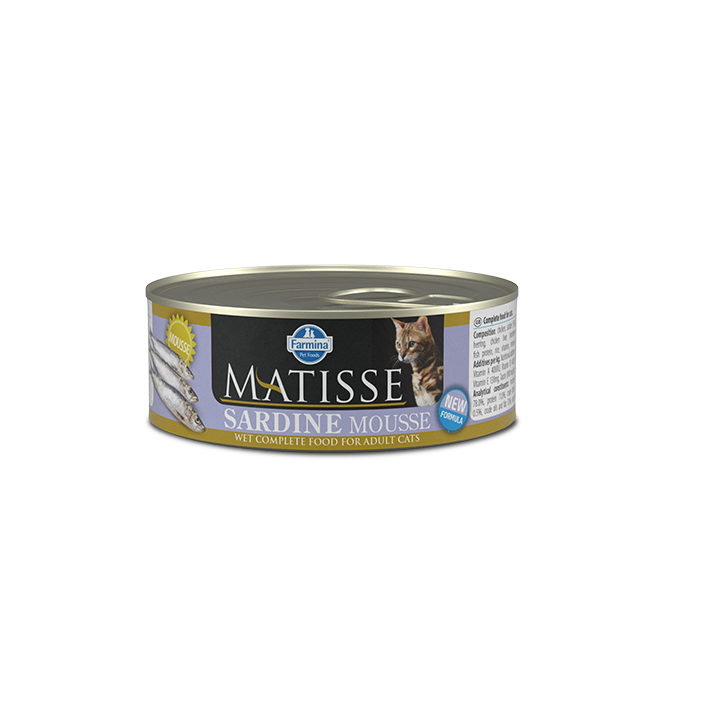 Farmina Matisse Mousse Sardine 85г вологий корм для котів | zooopt