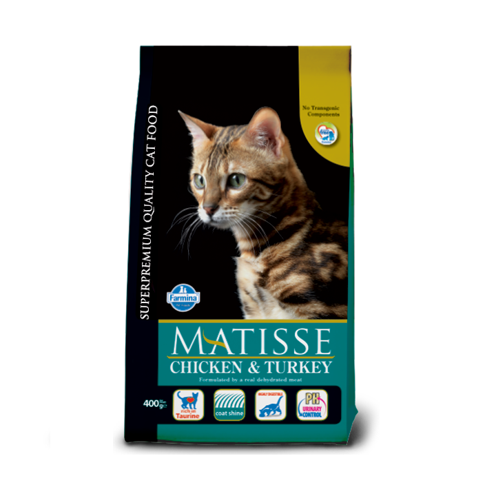 Farmina Matisse Chicken & Turkey для котів 400 г - ZooOpt