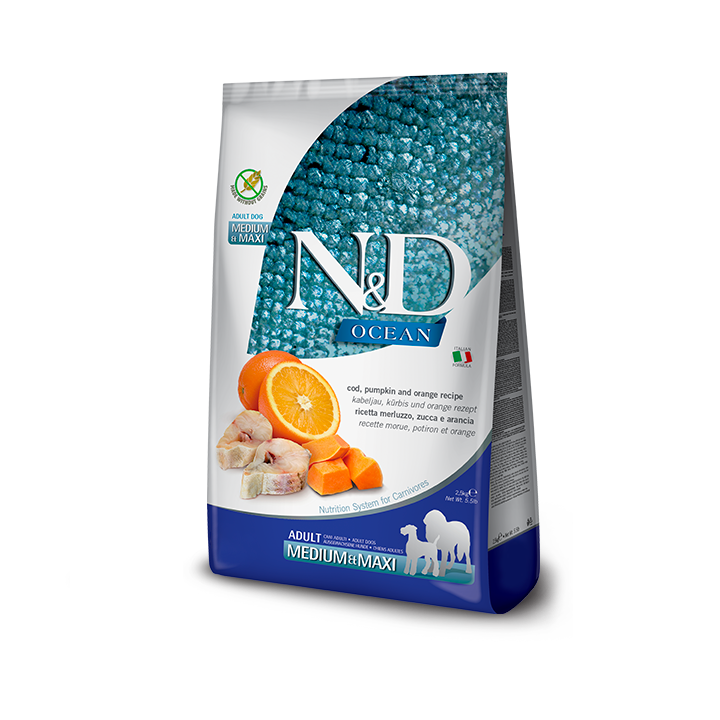 Farmina N&D Ocean Pumpkin Тріска для собак 12 кг - ZooOpt