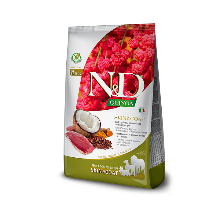 Farmina N&D Quinoa Skin&Coat Duck для собак 2,5 кг - Купити