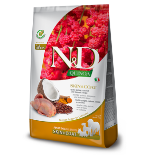 Farmina N&D Quinoa Skin&Coat для собак з перепелом 2,5 кг