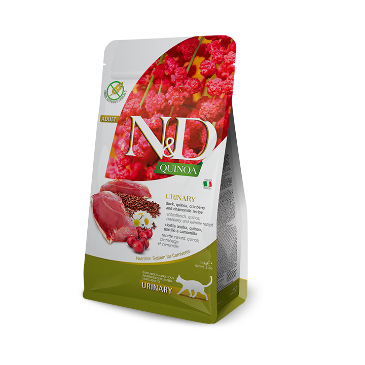 Farmina N&D Quinoa Urinary для котів 300г - профілактика МКХ