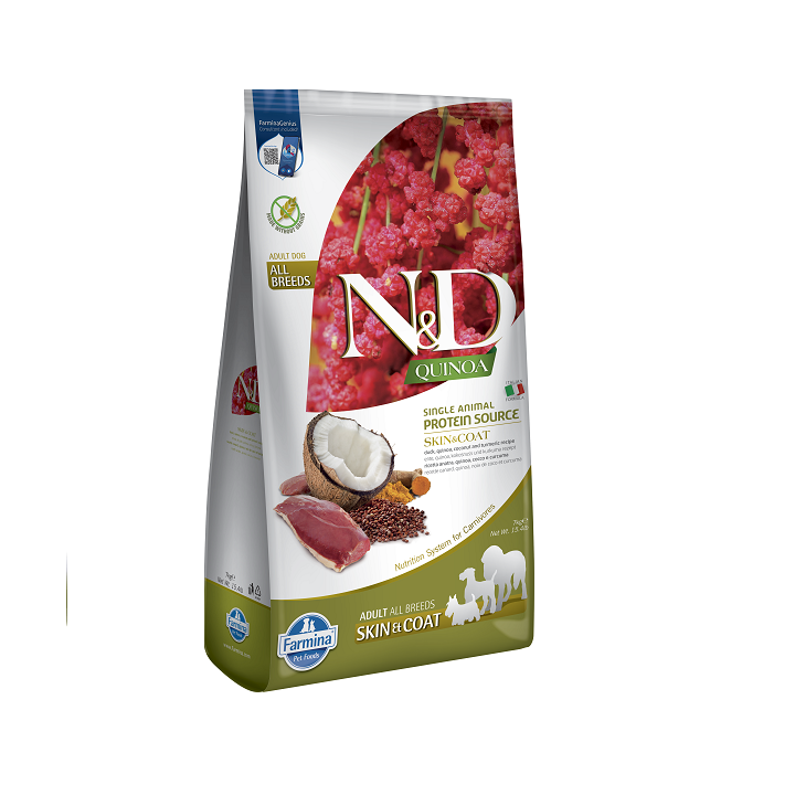 Farmina N&D Quinoa Skin&Coat Качка/Кіноа 7 кг - корм при алергії