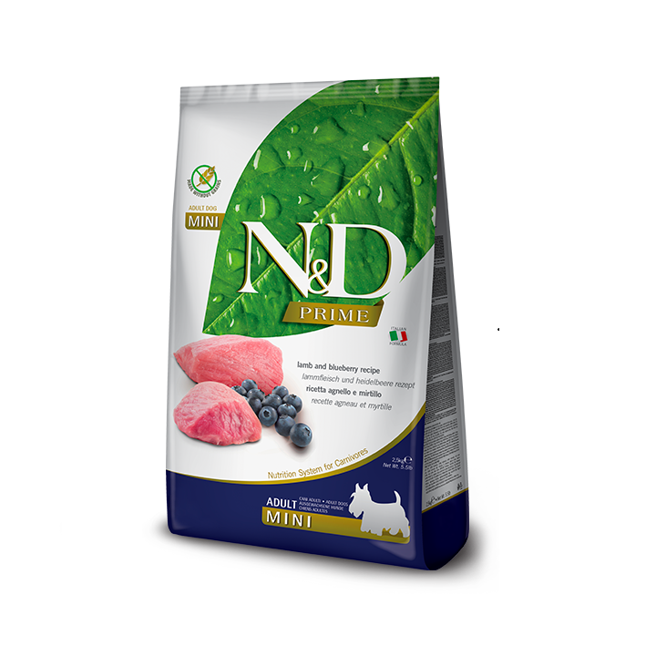 Farmina N&D Prime Lamb & Blueberry для дрібних собак 2,5 кг | ZooOpt