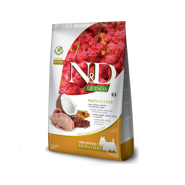 Farmina N&D Quinoa Skin&Coat Mini 7 кг - корм для собак при алергії