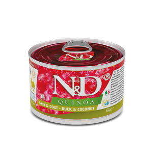 Farmina N&D Quinoa Skin&Coat для собак з качкою вологий корм 140 г