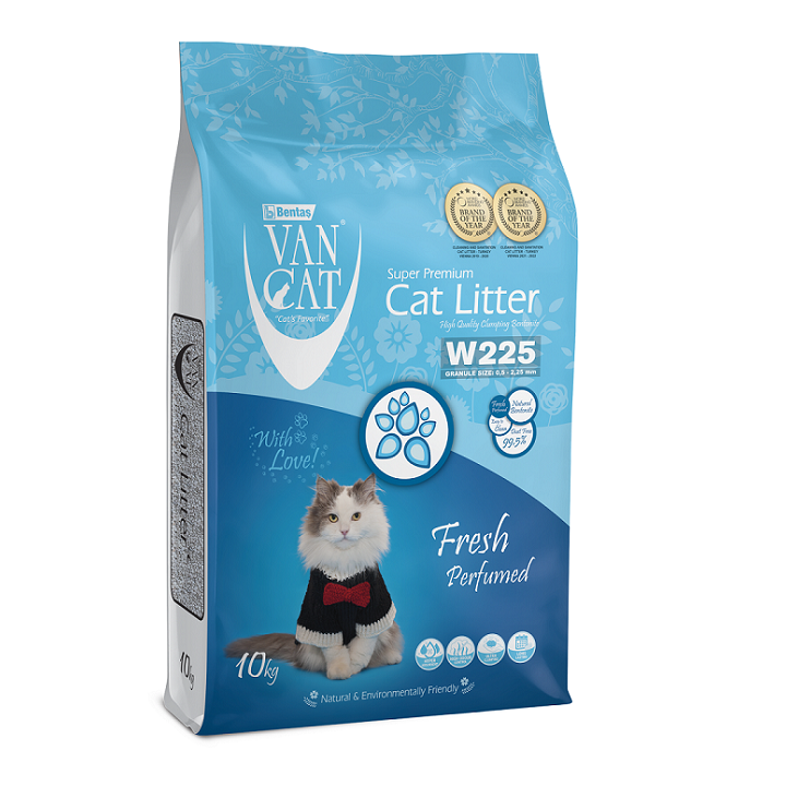 Бентонітовий наповнювач VanCat Fresh для туалету, 10 кг