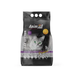 Бентонітовий наповнювач AnimAll Premium Lavender для котів, 5 л