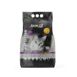 Бентонітовий наповнювач AnimAll Premium Lavender для котів, 10 л