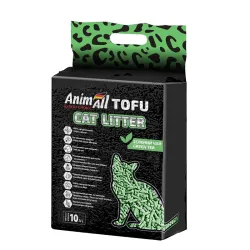 Соєвий наповнювач AnimAll Tofu Green Tea, 10 л для котів