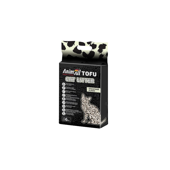 Соєвий наповнювач AnimAll Tofu Classic 6 л | Купити в ZooOpt