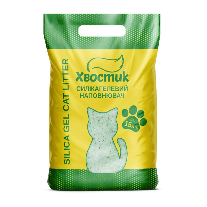 Купить Силикагелевый наполнитель Хвостик для кошек - Мелкая фракция, выгодная цена!
