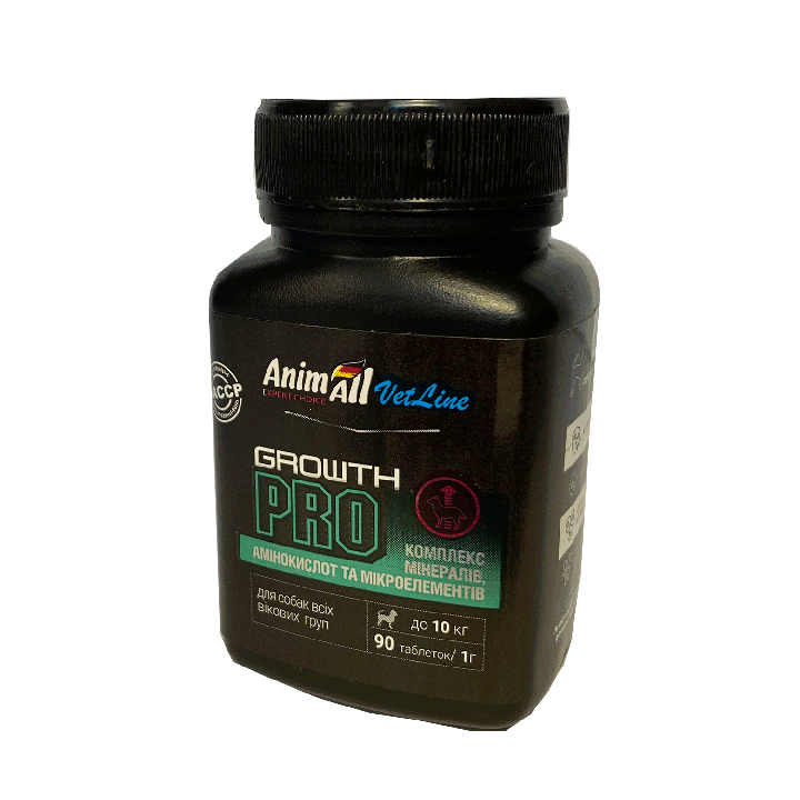 Вітаміни Growth PRO для малих собак (90 таб) | AnimAll VetLine