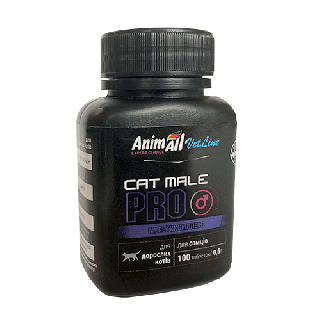 Вітаміни для котів AnimAll CAT MALE PRO (100 табл) | Купити