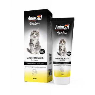 Паста для виведення шерсті котів AnimAll VetLine Malt 100 г - купити